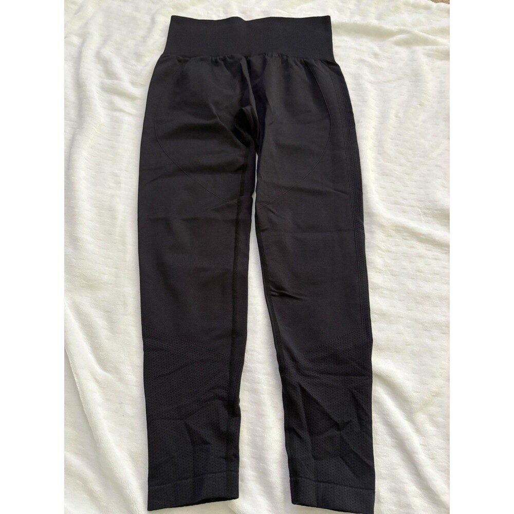 HALARA NWOT High Waisted 7/8 Seamless Scrunch Butt Lifting Legging L Large Black